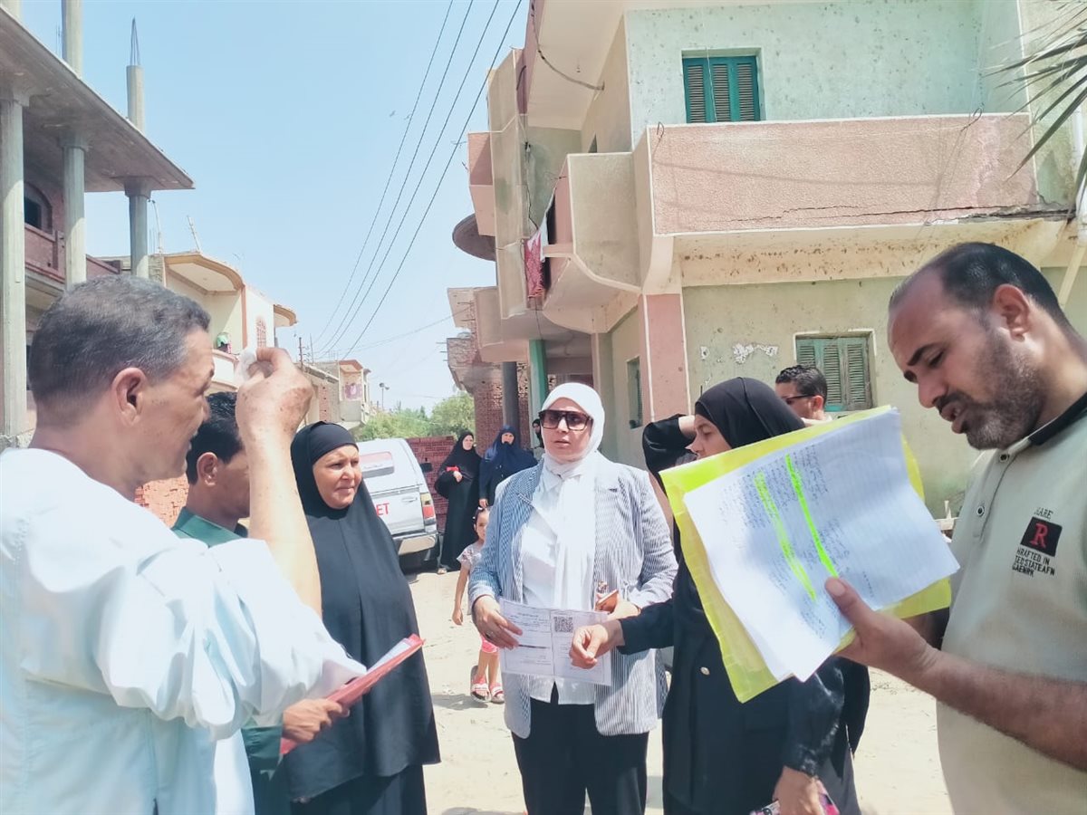 إزالة 26 حالة إسترداد أملاك دولة وإزالة لتعديات على الأراضي الزراعية بابشواى<br>