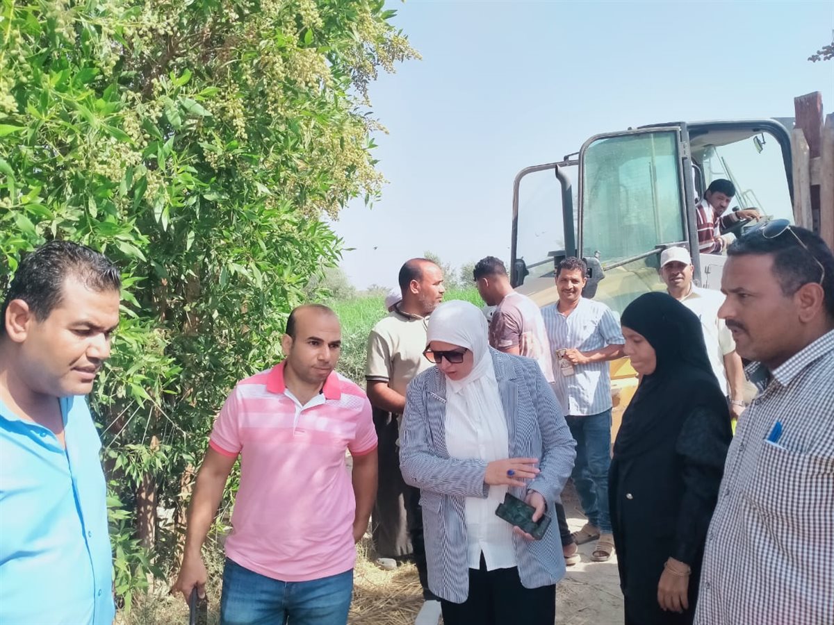 إزالة 26 حالة إسترداد أملاك دولة وإزالة لتعديات على الأراضي الزراعية بابشواى<br>