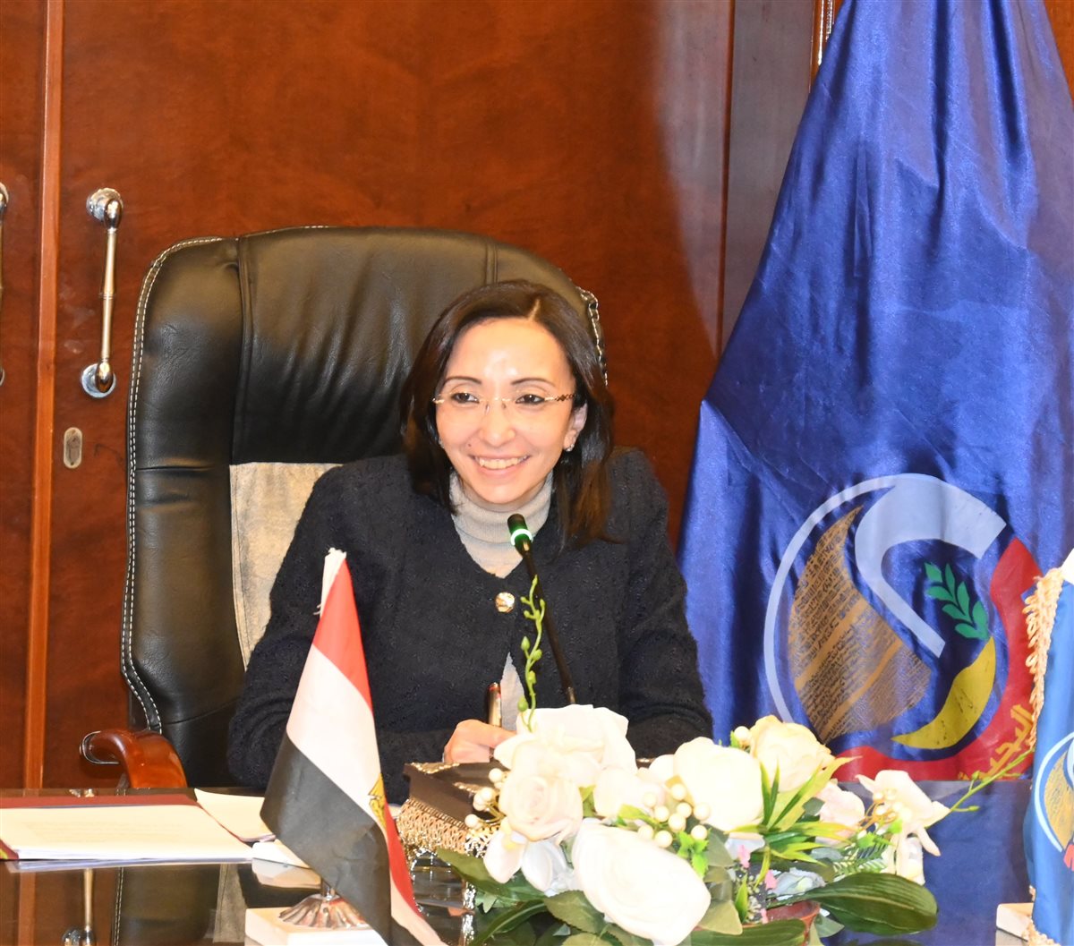 الدكتورة جاكلين عازر محافظ البحيرة