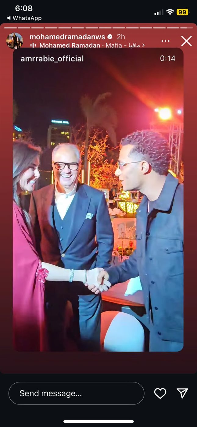 أستوري محمد رمضان ردًا على المشادة الكلامية بينه وبين ياسمين صبري