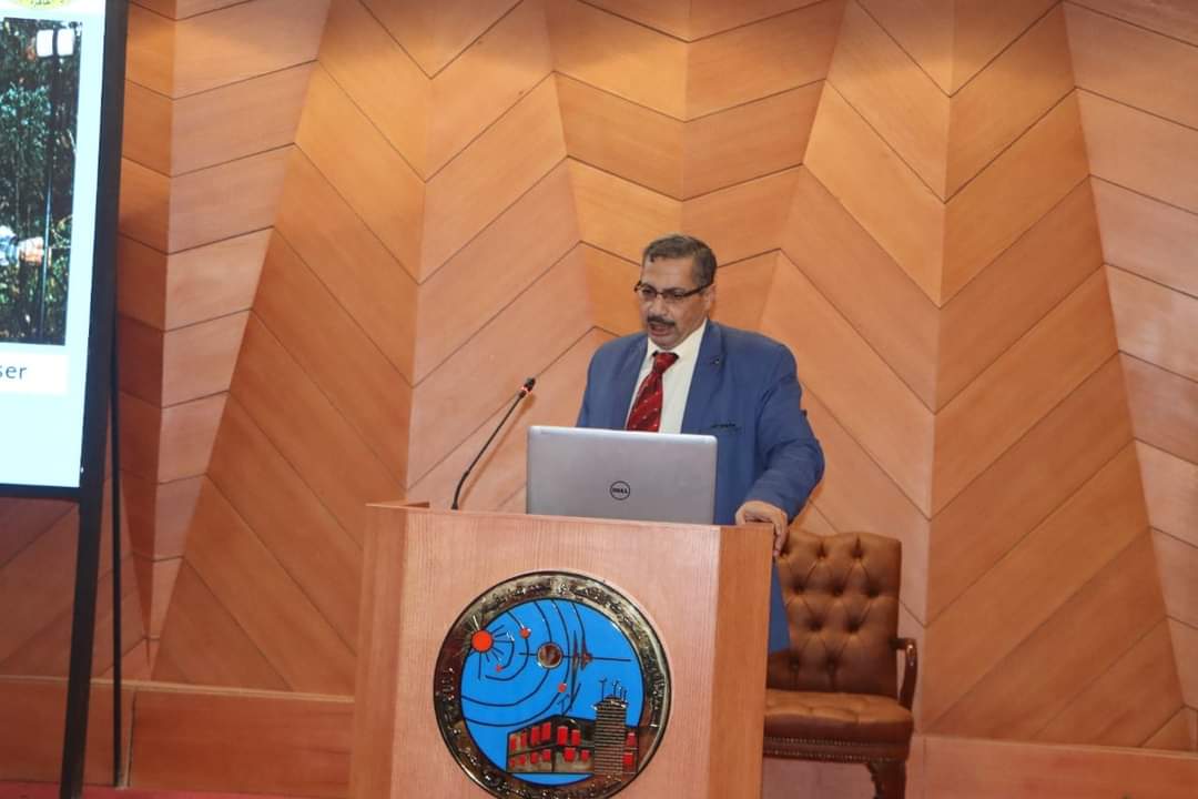 الدكتور طه رابح رئيس المعهد القومي للبحوث الفلكية والجيوفيزيقية