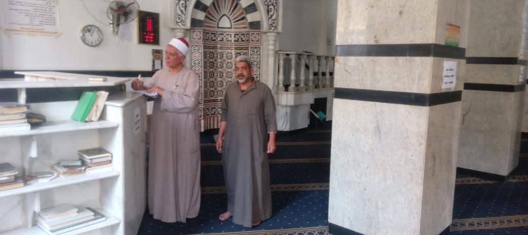 حملات تفتيش مفاجئة لمدير أوقاف الفيوم على المساجد بجميع الإدارات دون استثناء