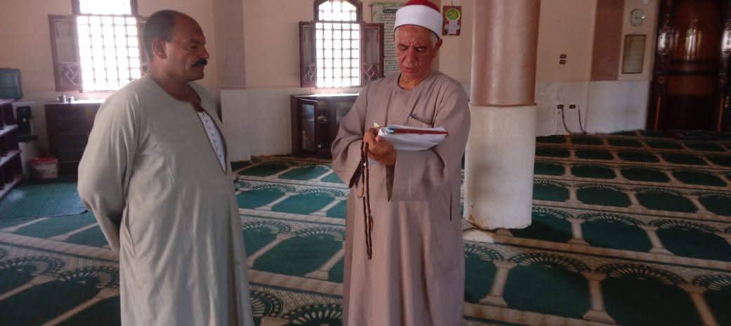 حملات تفتيش مفاجئة لمدير أوقاف الفيوم على المساجد بجميع الإدارات دون استثناء