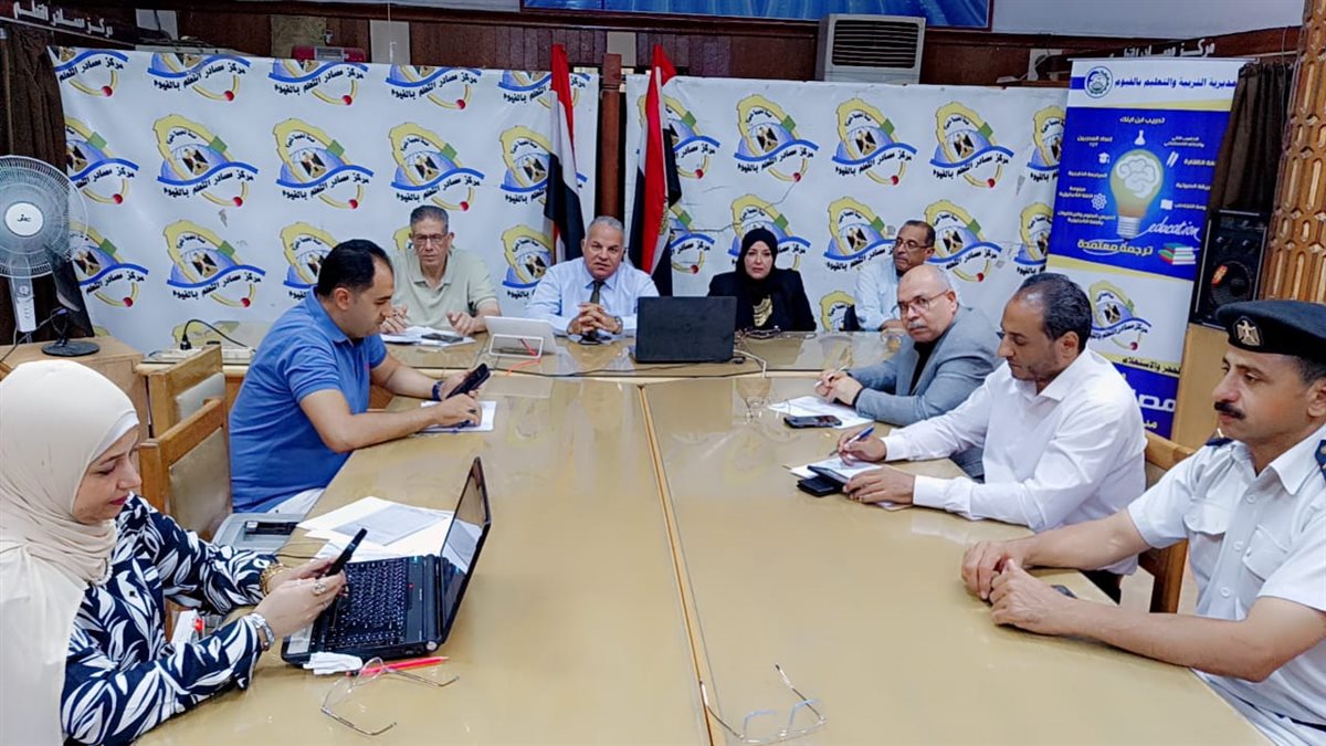 قبيصي: يتابع غرفة عمليات امتحانات الثانوية العامة