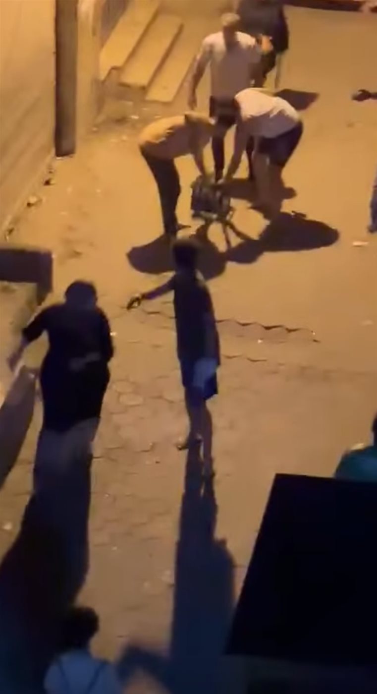 جانب من المشاجرة