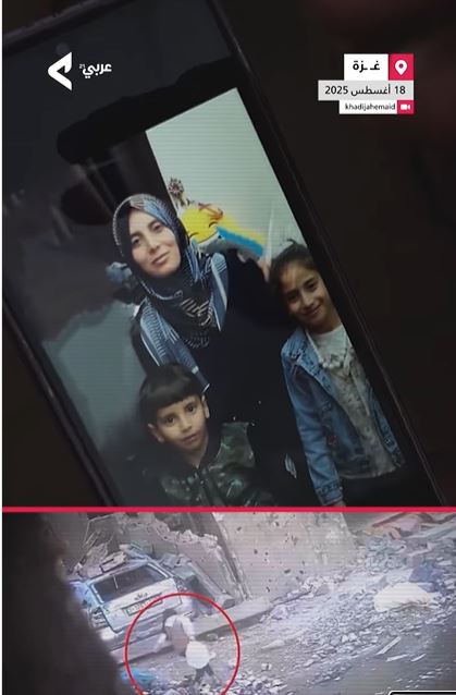 انهياروالد الطفلة الفلسطينية الشهيدة آمنة