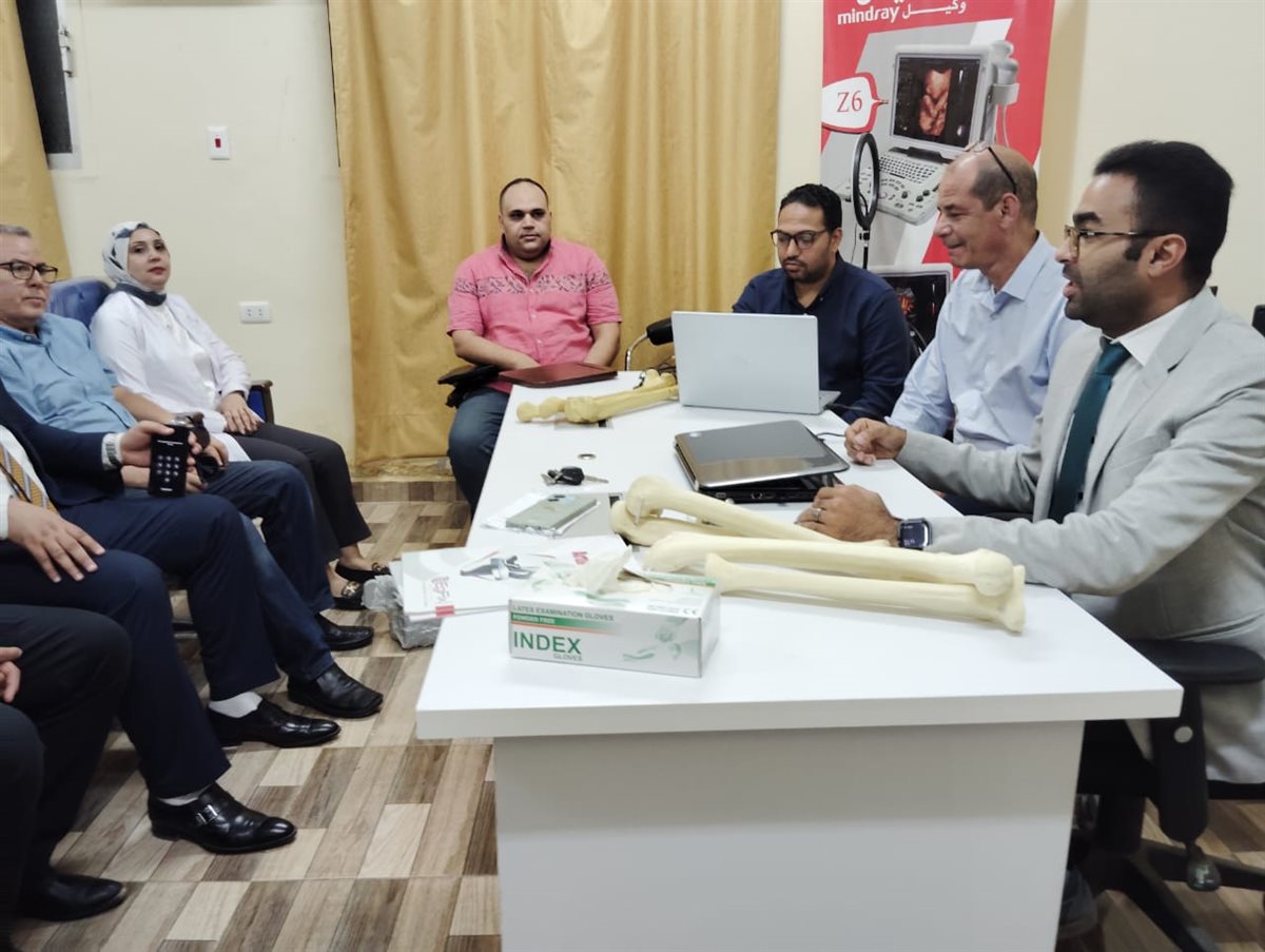 وكيل الصحة يشهد اللقاء العلمي الدوري القسم العظام بمستشفى الفيوم العام<br>