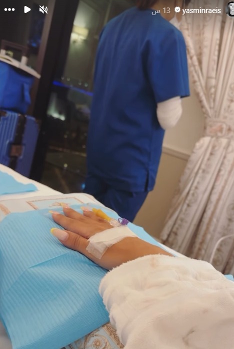 ياسمين رئيس تتعرض لوعكة صحية