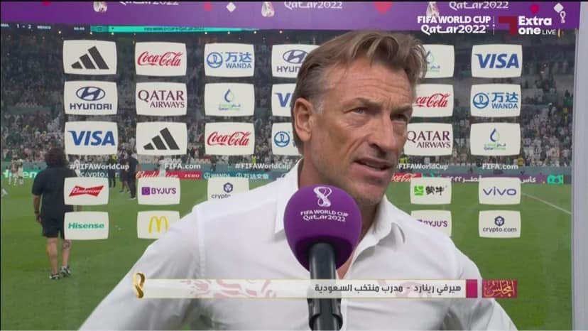 الفرنسي هيرفي رينارد المدير الفني للمنتخب السعودي لكرة القدم&nbsp;