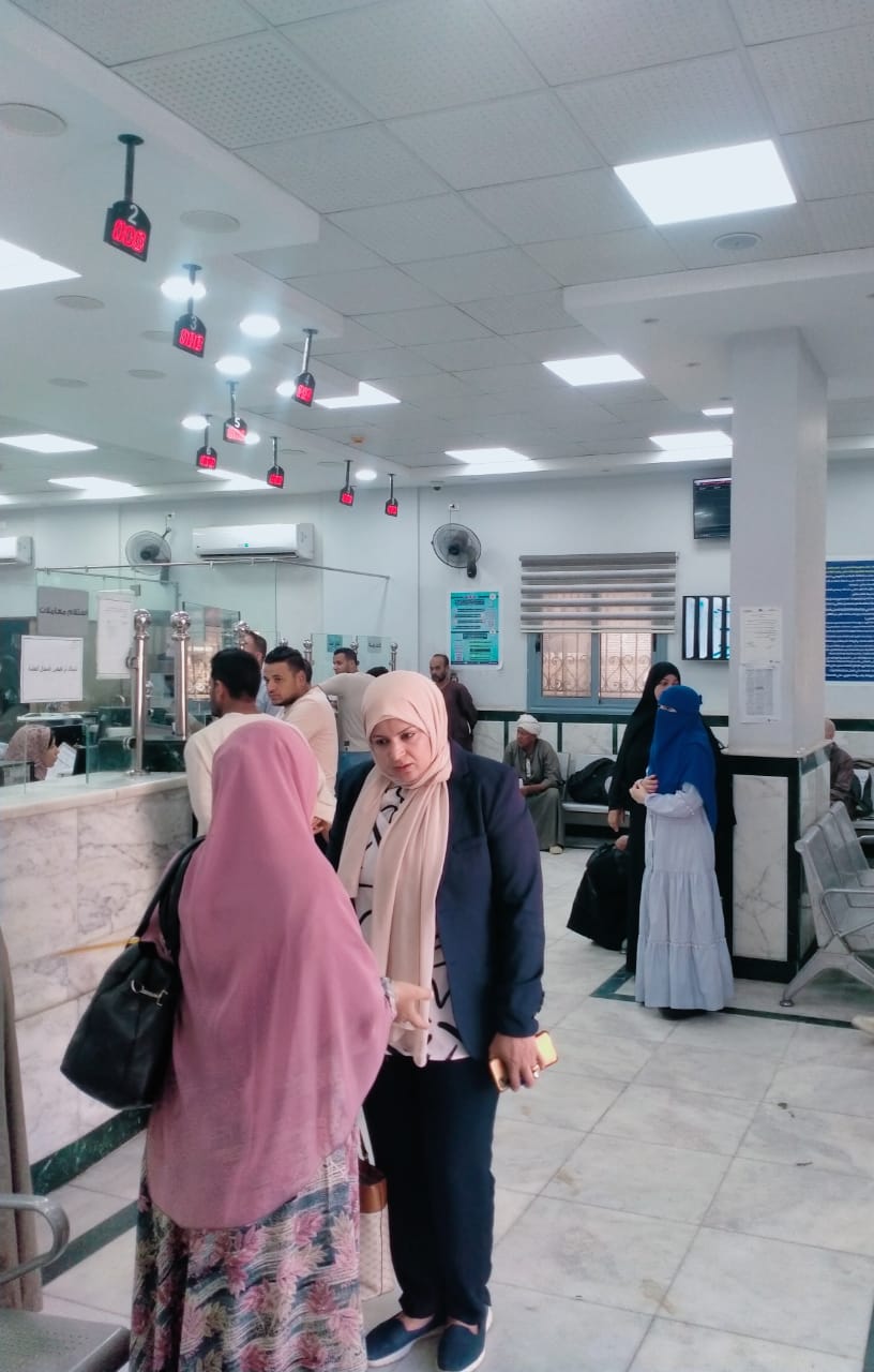 رئيس مركز ابشواى تتفقد انتظام سير العمل بالمركز التكنولوجي لخدمة المواطنين والإدارات الخلفية
