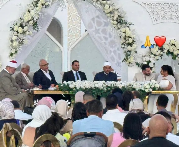عقد قرآن نجل بيومي فؤاد