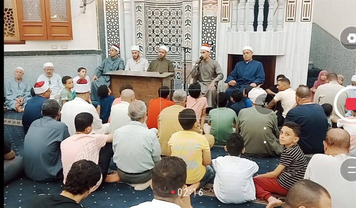 فاعلية الإحتفال بمولد النبي صلى الله عليه وسلم من مسجد دار الرماد الشرقي بالفيوم