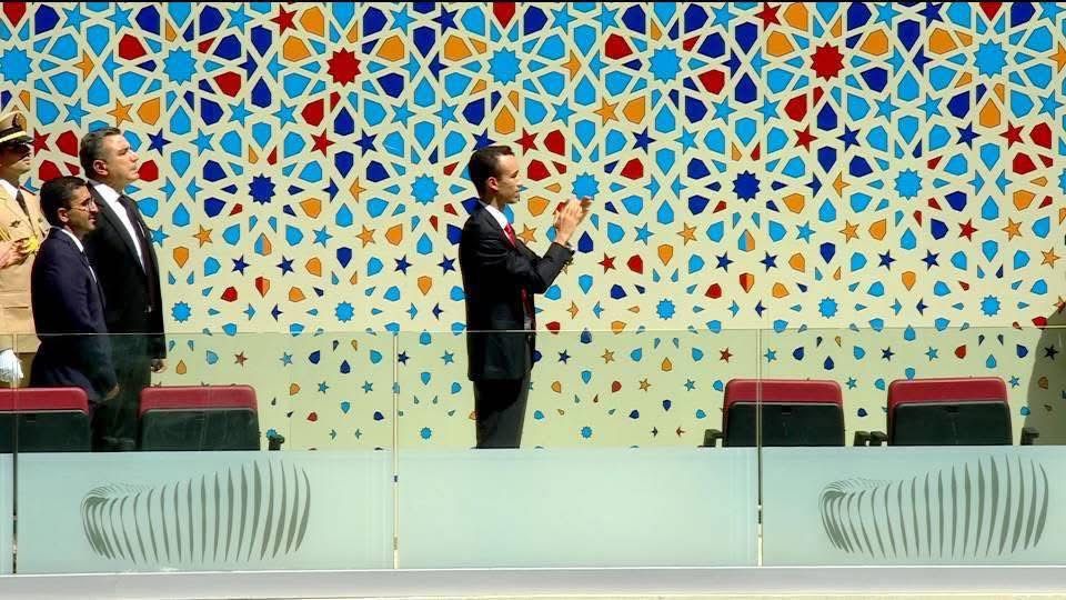 ولي العهد المغربي من ملعب الأمير مولاي عبد الله
