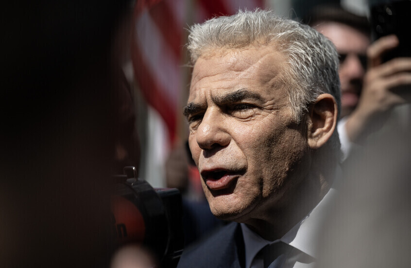 زعيم المعارضة الإسرائيلية يائير لابيد