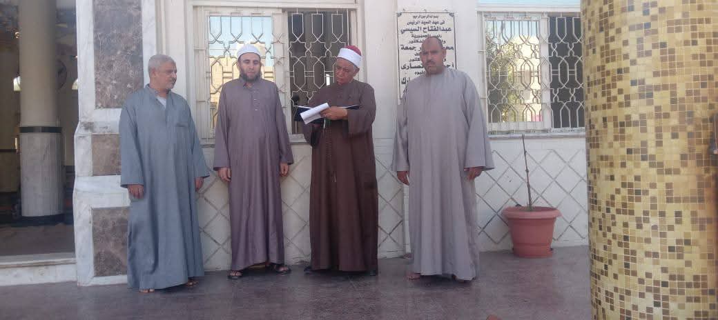 مدير أوقاف الفيوم يواصل جولاته المرورية على المساجد قبيل صلاة الجمعة
