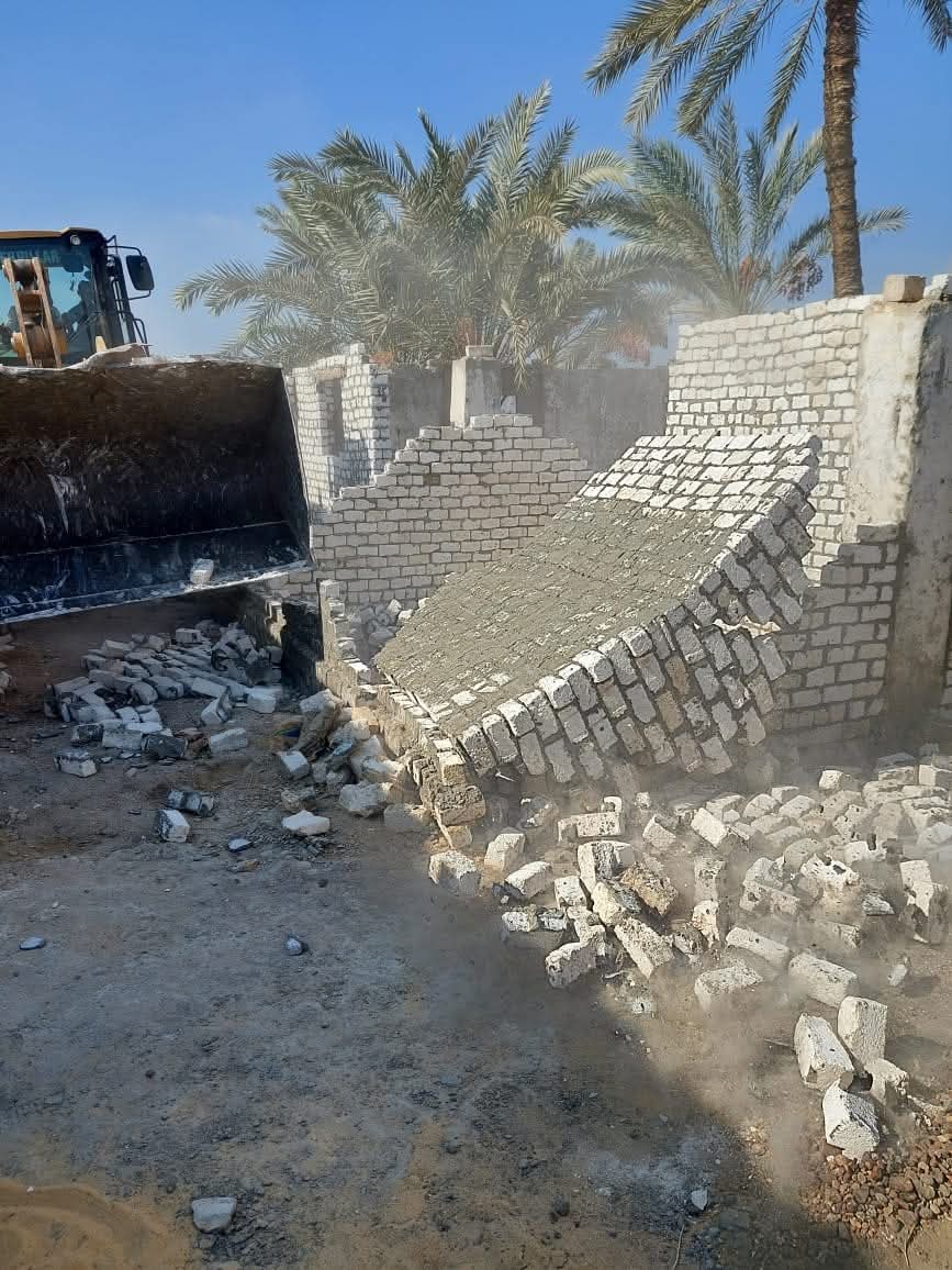 تنفيذ ٢٢ حالة إزالة تعديات على الأراضي الزراعية بمركز طامية بالفيوم