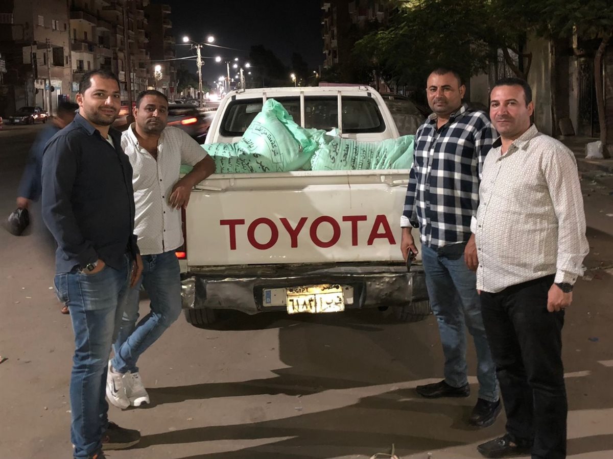 ضبط نصف طن دقيق بلدي مدعم مخابز محظور بيعه او تداوله بالفيوم <br>