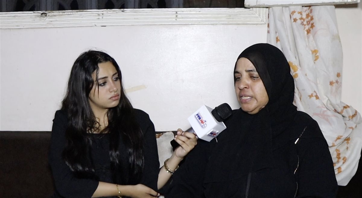 زوجة ضحية غجر إمبابة مع الإعلامية مارينا إبراهيم