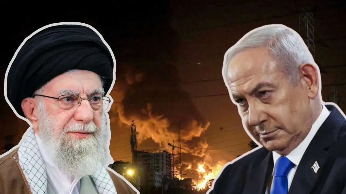 نتنياهو والمرشد الإيراني علي خامنئي