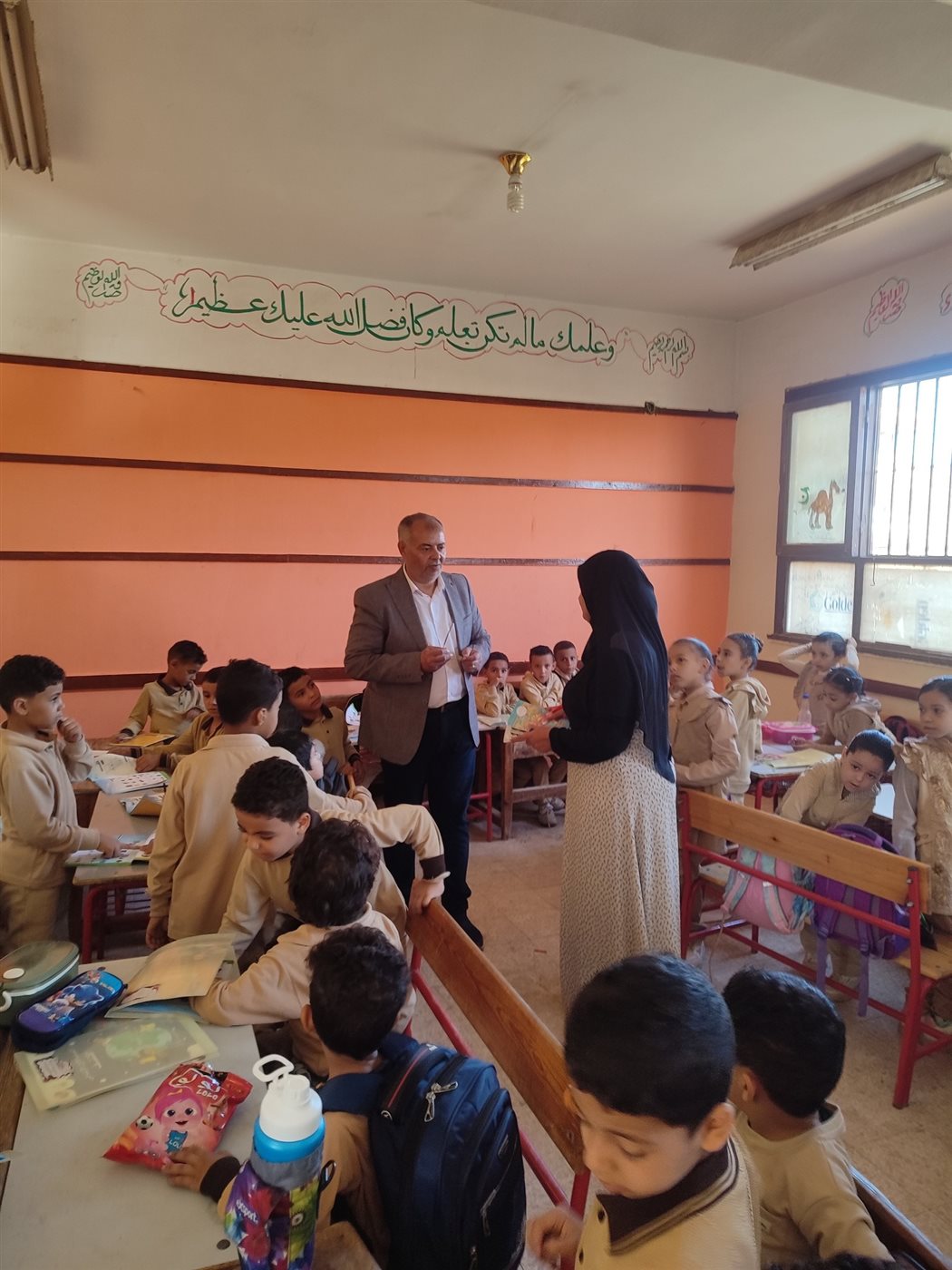 مدير عام إدارة أبشواي التعليمية يتفقد مدارس قطاع أبو جنشو وأبشواي