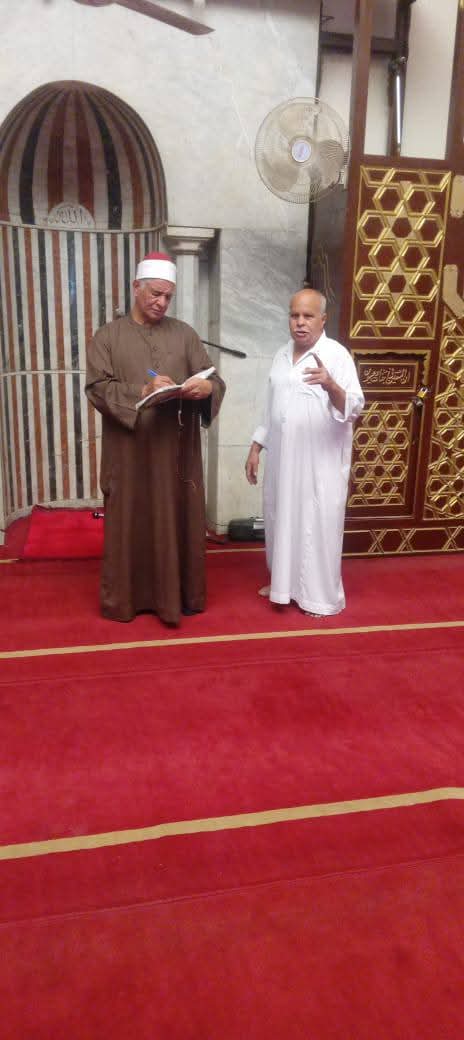 مدير مديرية أوقاف الفيوم يواصل جولاته المرورية على المساجد