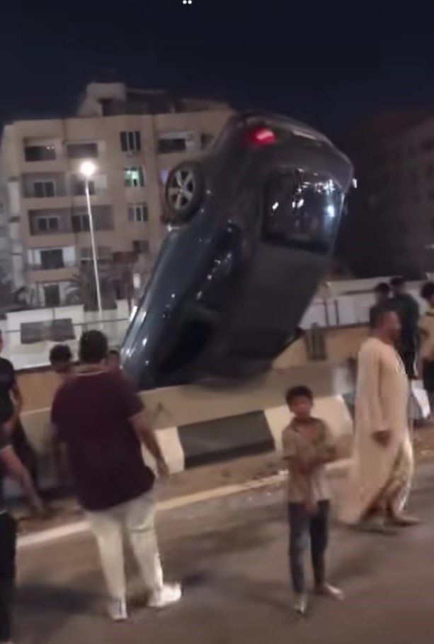اثار الحادث&nbsp;