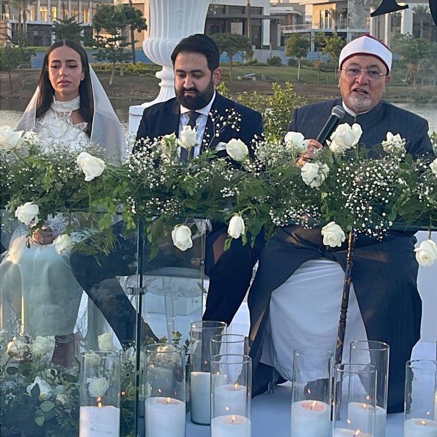 عقد قران نجل الإعلامي خيري رمضان