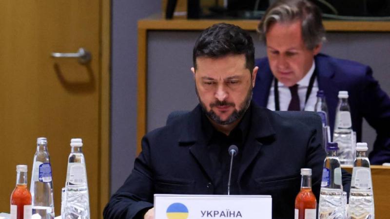 <strong>الرئيس الأوكراني فولوديمير زيلينسكي</strong>