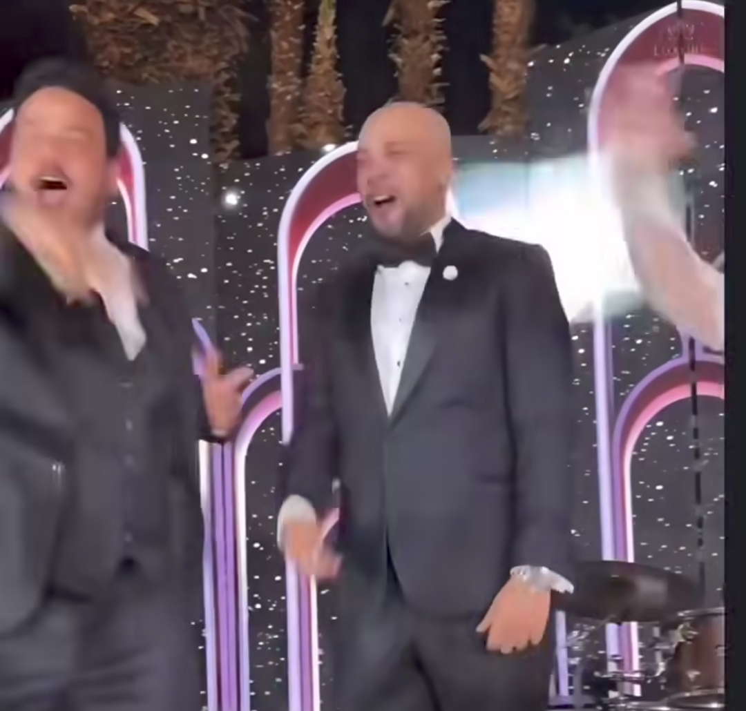 مصطفى غريب في حفل زفاف حاتم صلاح