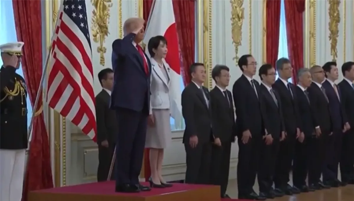 <strong>ترامب وتاكايتشي</strong>