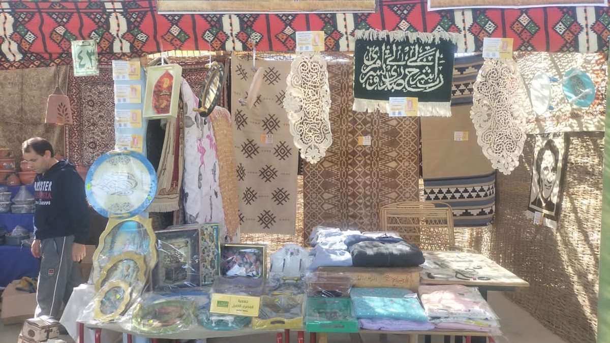 أيادي مصر بالفيوم تشارك في فعاليات معرض الوادي الجديد الزراعي الثاني