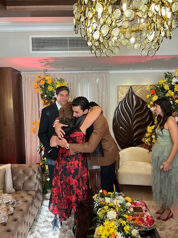 خطوبة نجل شقيق هاني رمزي وحفيدة اللواء الراحل نبيل رمزي