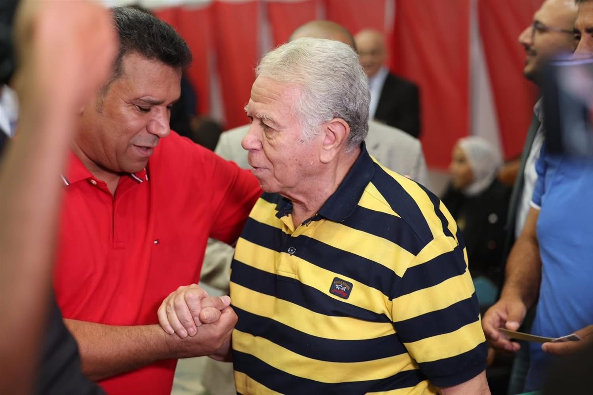 كابتن حسن حمدي من داخل إحدى اللجان الانتخابية