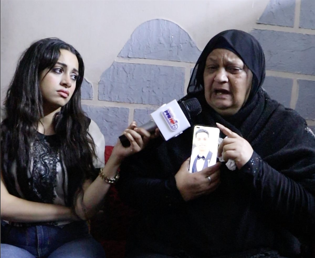 حماة الضحية و مذيعة نيوز رووم