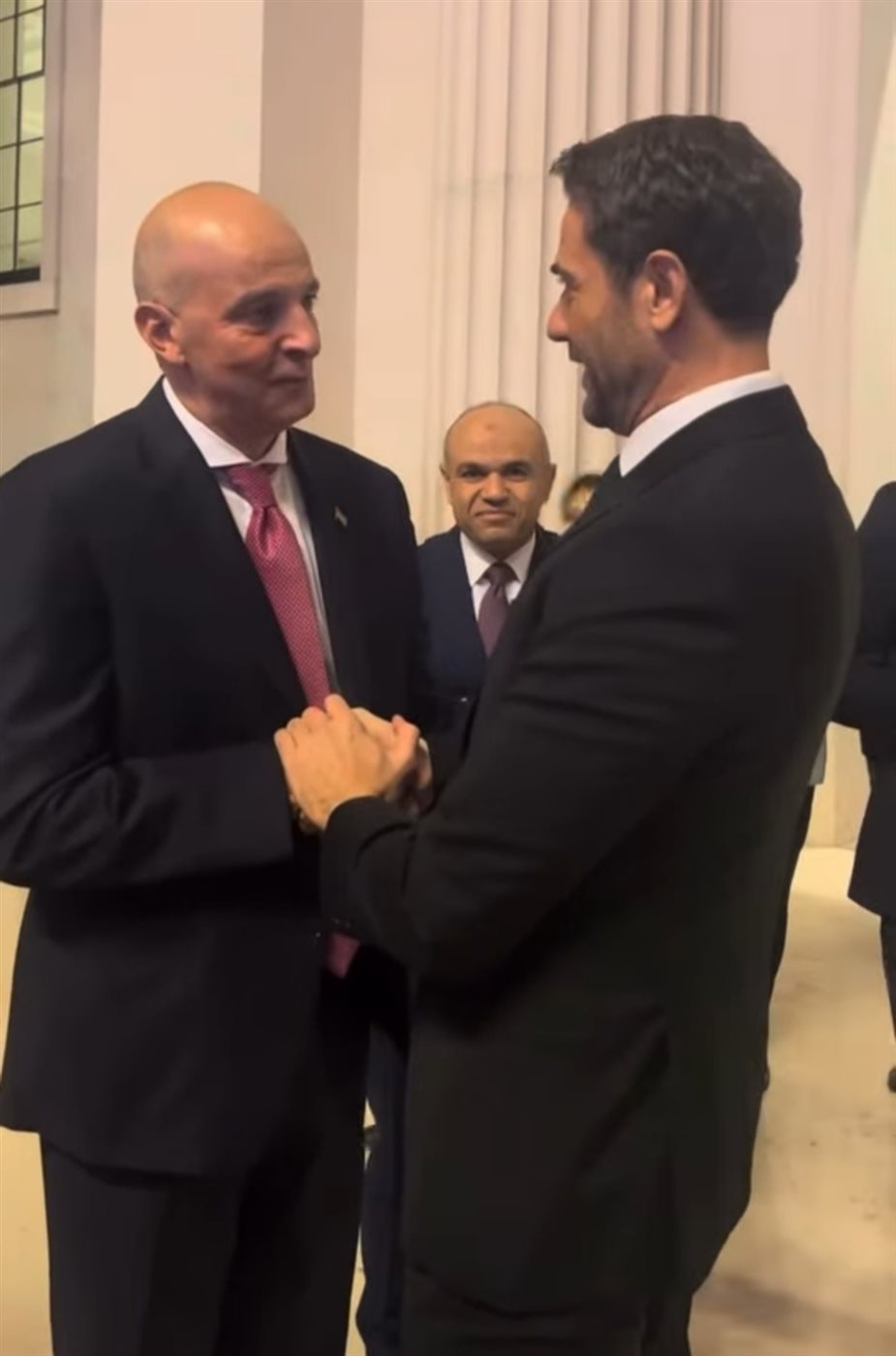 أحمد عز في احتفالية المتحف المصري الكبير في لندن