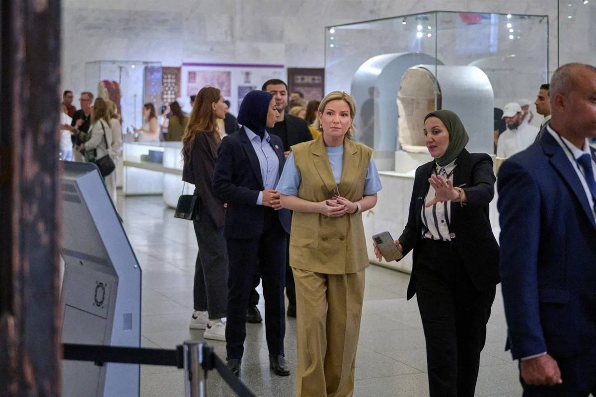 <strong>وزيرة الثقافة الروسية، أولجا ليوبيموفا</strong>