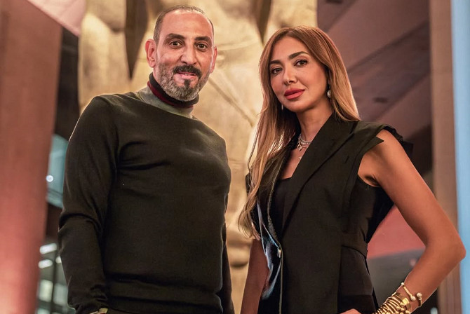 مي جلال وخالد عزام