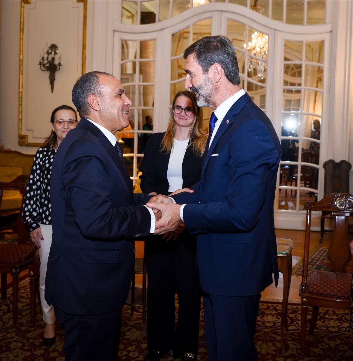 <strong>وزير الخارجية ونظيره السلوفاكي</strong>