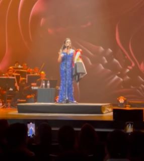 أنغام في حفلها بباريس