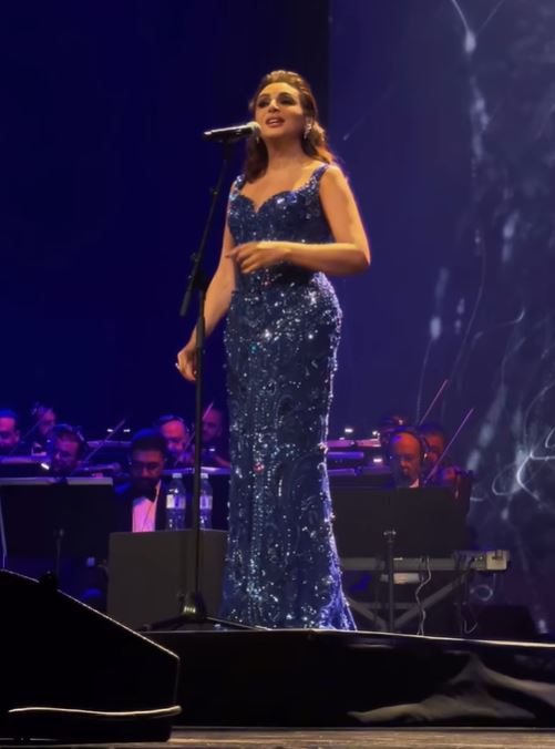 أنغام في حفلها بباريس