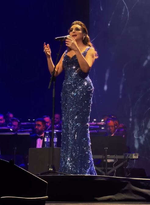 أنغام في حفلها بباريس