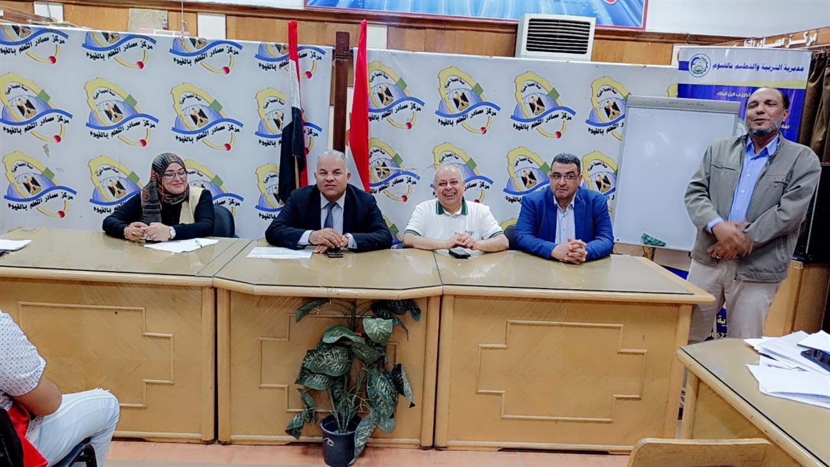 قبيصي يشهد الأستعدادات النهائية لأنتخابات المكاتب التنفيذية لأتحاد طلاب المدارس بالفيوم