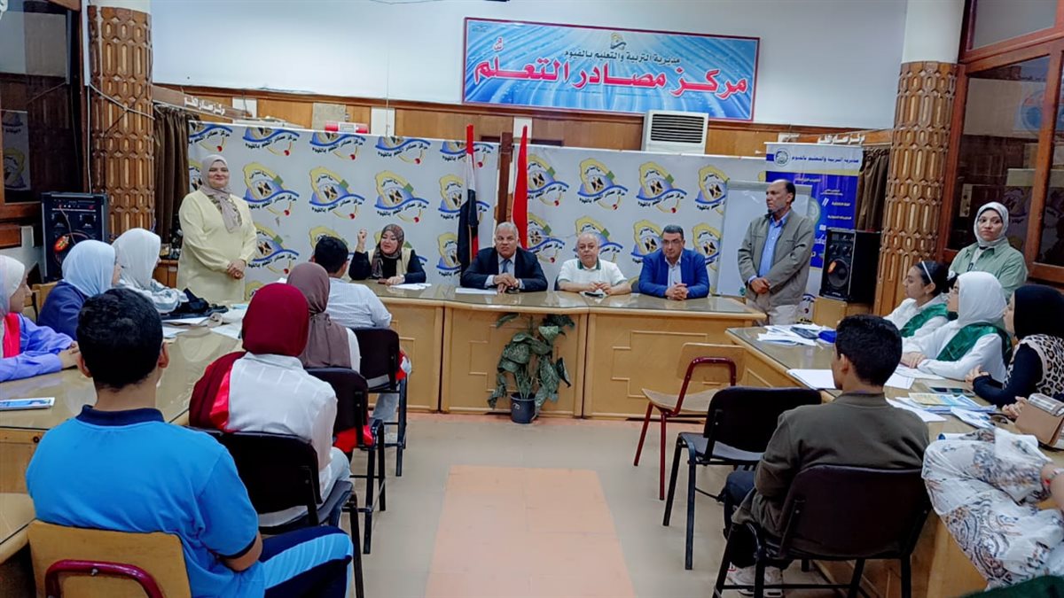 قبيصي يشهد الأستعدادات النهائية لأنتخابات المكاتب التنفيذية لأتحاد طلاب المدارس بالفيوم