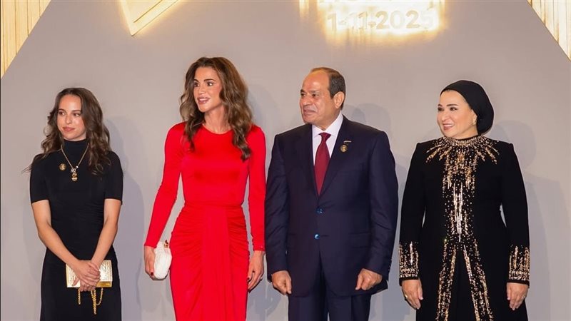 <strong>الملكة رانيا من افتتاح المتحف</strong>