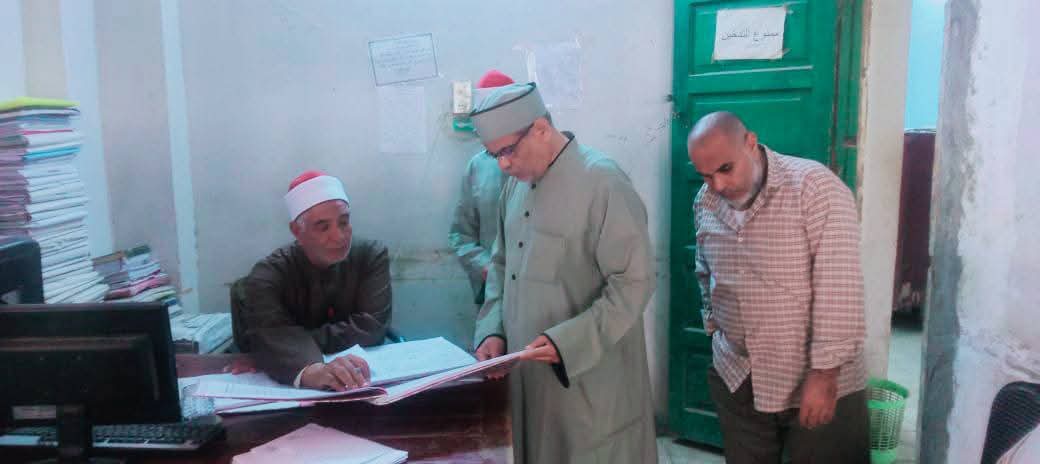 مدير مديرية أوقاف الفيوم يواصل جولاته المرورية المفاجئة على مقر الإدارات