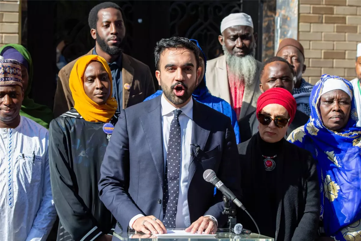 <strong>فرحة المسلمين بعد فوز زهران ممداني</strong>