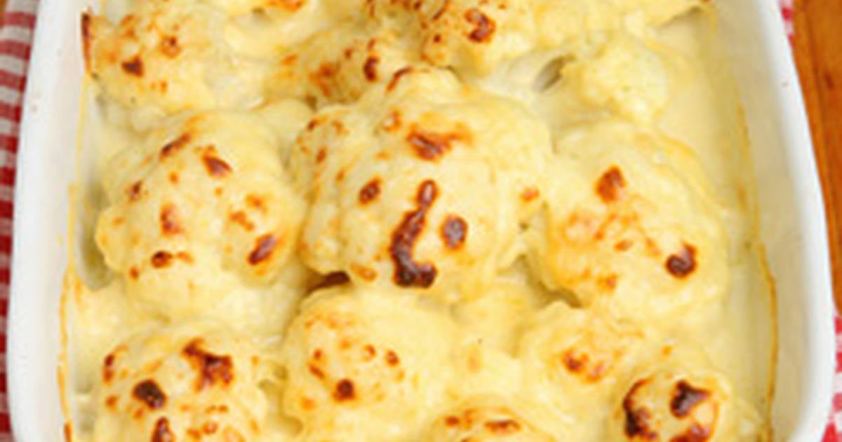 القرنبيط في الفرن