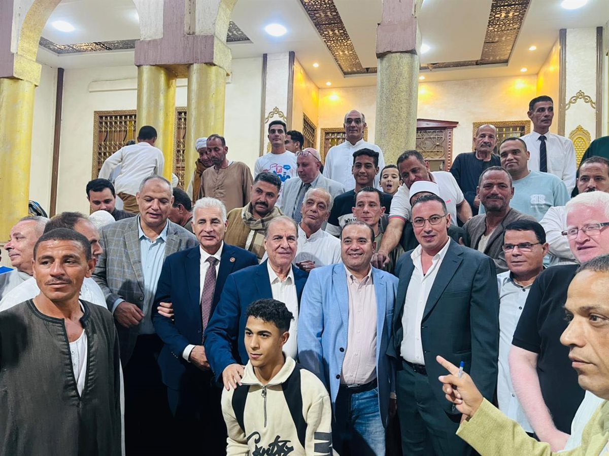 حفاوة استقبال للمستشار ياسر عرفة في &nbsp;كفر حجازي