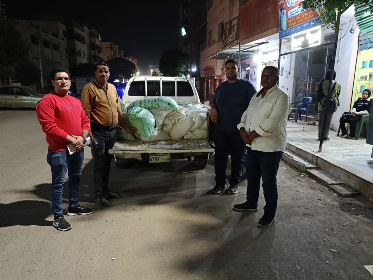 ضبط 36 كيلو لحوم فاسده وغير صالحه للاستهلاك الآدمي بأحد المطاعم بالفيوم <br>