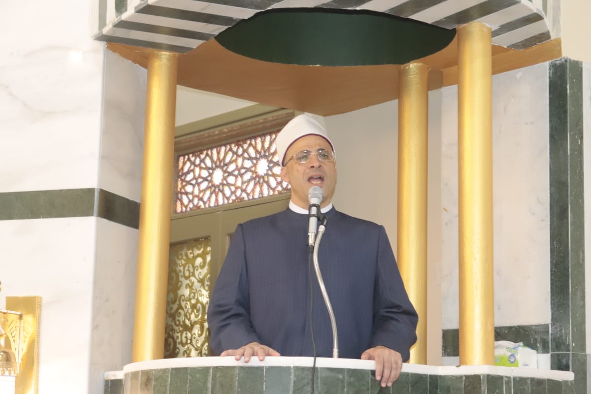 رئيس الاتصال السياسي ومدير المديرية يفتتحان مسجد محمد الخطيب بعد الإحلال والتجديد